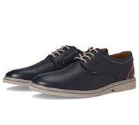 Clarks Herren Radcliff Low Oxford, Marineblaues Leder, 46 EU