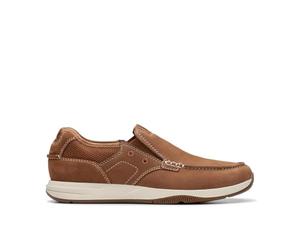 Clarks Herren Sailview Step Shoes, Light Tan Nubuck, 39.5 EU