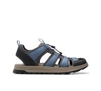 Clarks Herren Sandale - Wander/Trekking Sandaletten ATL Trek Wave 26176033 7 Blau, EU 42