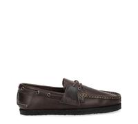 Clarks Herren - Schnürschuhe Godney Boat in braun Glattleder
