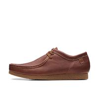 Clarks Herren Shacre Ii Run Oxford, Hellbraunes Trommelleder, 45 EU