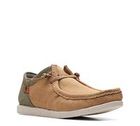 Clarks Herren Shacrelite Moc Oxford, Dark Sand Combi, 43 EU Weit