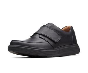 Clarks Herren-Sneaker aus Leder mit Riptape Verschluss