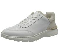 Clarks Herren SprintLiteLace Sneaker, White Combi Leather,43 EU