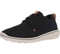 Clarks Herren Step Urban Mix' Turnschuh, Schwarzer Textilstrick, 41.5 EU