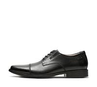Clarks Herren Tilden Cap Derbys, Schwarz, 42.5 EU