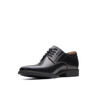 Clarks Tilden Plain Herren Schnürer in Schwarz, Größe 9.5