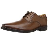 Clarks Herren Tilden Plain Derby, Braun (Dark Tan Leather) ,49.5 EU