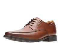 Clarks Herren Tilden Plain Oxford, Dark Tan Lea, 47 EU
