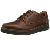 Clarks Herren Un Abode Ease Oxford Schuh, Dark Tan Lea, 43 EU Wide