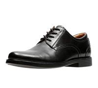 Clarks Herren Un Aldric Lace Derbys, Schwarzes Leder, 41 EU Weit
