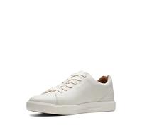 Clarks Herren Un Costa Lace Sneaker, Weißes Leder, 43 EU