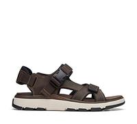 Clarks Herren Un Trek Bar Slingback Sandalen, Grün (Olive Nubuck), 41.5 EU