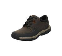 Clarks Herren Walbeck Edge Sneakers, Braun (Brown Weather Proof Lea), 41 EU