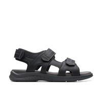 Clarks Herren Walkford Walk Sandal, Black, 42.5 EU