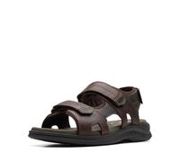 Clarks Herren Walkford Walk Sandal, Dunkelbraun, 39.5 EU