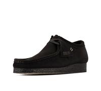 Clarks Herren Wallabee Oxford, Schwarzes Wildleder, 42 EU