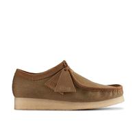 Clarks Herren Wallabee Zapatillas, Olive Canvas, 42.5 EU