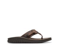 Clarks Herren Wesley Sun Flipflop, Beeswax Leather, 44.5 EU