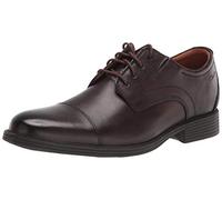 Clarks Herren whiddon plain Oxford Schuh, Dunkelbraunes Leder, 47 EU
