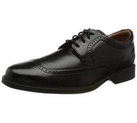 Clarks Herren Whiddon Wing Oxford, Schwarzes Leder, 40 EU