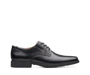 Clarks Herrenschuhe Elegante Schnürer BLACK LEATHER BLACK LEATHER - Gr. - 10 UK