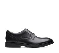 Clarks Herrenschuhe Elegante Schnürer BLACK LEATHER BLACK LEATHER - Gr. - 6.5 UK
