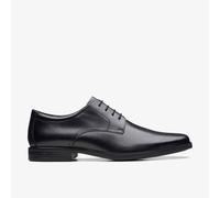Clarks Herrenschuhe Elegante Schnürer BLACK LEATHER BLACK LEATHER - Gr. - 6 UK