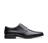 Clarks Herrenschuhe Elegante Schnürer BLACK LEATHER BLACK LEATHER - Gr. - 8 UK