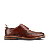 Clarks Herrenschuhe Elegante Schnürer MID TAN LEA MID TAN LEA - Gr. - 11 UK