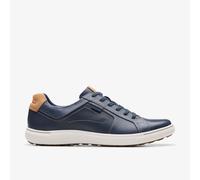 Clarks Herren Mapstone Lace Derby Schnürhalbschuhe, Navy Leather, 42 EU