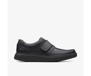 Clarks Herrenschuhe Komfortschuhe BLACK LEATHER BLACK LEATHER - Gr. - 7.5 UK