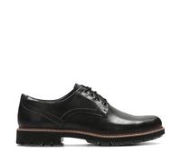 Clarks Herrenschuhe Komfortschuhe BLACK LEATHER BLACK LEATHER - Gr. - 9 UK