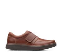 Clarks Herrenschuhe Komfortschuhe DARK TAN LEA DARK TAN LEA - Gr. - 11 UK