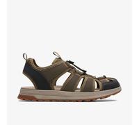 Clarks Herrenschuhe Sandalen OLIVE COMBI OLIVE COMBI - Gr. - 12 UK