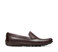 Clarks Herrenschuhe Slipper DARK BROWN LEA DARK BROWN LEA - Gr. - 9.5 UK