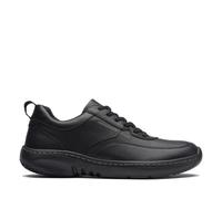 Clarks Herrenschuhe Sneaker low BLACK LEATHER BLACK LEATHER - Gr. - 44.5 EU | 10 UK