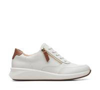 Clarks Herrenschuhe Sneaker low WHITE LEATHER WHITE LEATHER - Gr. - 6.5 UK