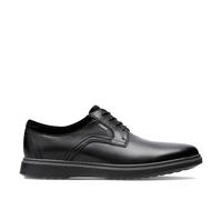 Clarks Herrenschuhe Sportliche Schnürer BLACK LEATHER BLACK LEATHER - Gr. - 44 EU | 9.5 UK