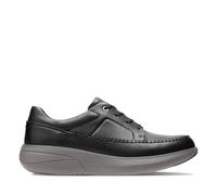 Clarks Herrenschuhe Sportliche Schnürer BLACK LEATHER BLACK LEATHER - Gr. - 7.5 UK