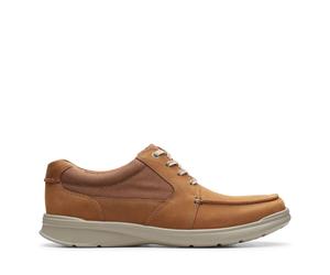 Clarks Herrenschuhe Sportliche Schnürer TAN COMBI LEA TAN COMBI LEA - Gr. - 3