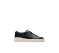 Clarks Herren Craft Swift Sneaker, Schwarzes Leder, 40 EU