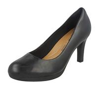 Clarks Shoes Adriel Viola High Heels (Herstellerartikelnummer: 26129359-BlackLeather-5.5)