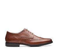 Clarks Howard Walk Mens Black Leather, 7.5