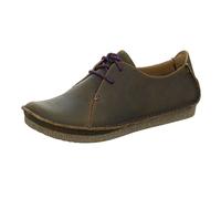Clarks Janey Mae, Damen Derby Schnürhalbschuhe, Braun (Beeswax Leather), 35 EU
