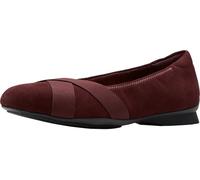 Clarks Jazmynn Edelstein für Damen, Merlot Suede, 38 EU