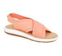 Clarks Jemsa Dash Knit Korallenrosa Damen Sandalen