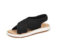 Clarks Jemsa Dash Sandale schwarz für Damen, schwarz, Größe 41 ½ EU / 7,5 UK