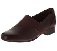 Clarks Juliet Gem Damen Mokassins, Weinrotes Leder, 35.5 EU