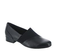 Clarks Juliet Edelstein für Damen, Schwarz Leder, 41 EU
